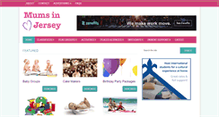 Desktop Screenshot of mumsinjersey.co.uk